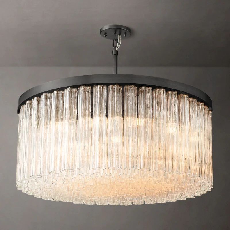 Sunniva Round Chandelier 48 inch front view