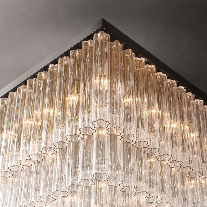 Sunniva Square Chandelier 45 inch detail view