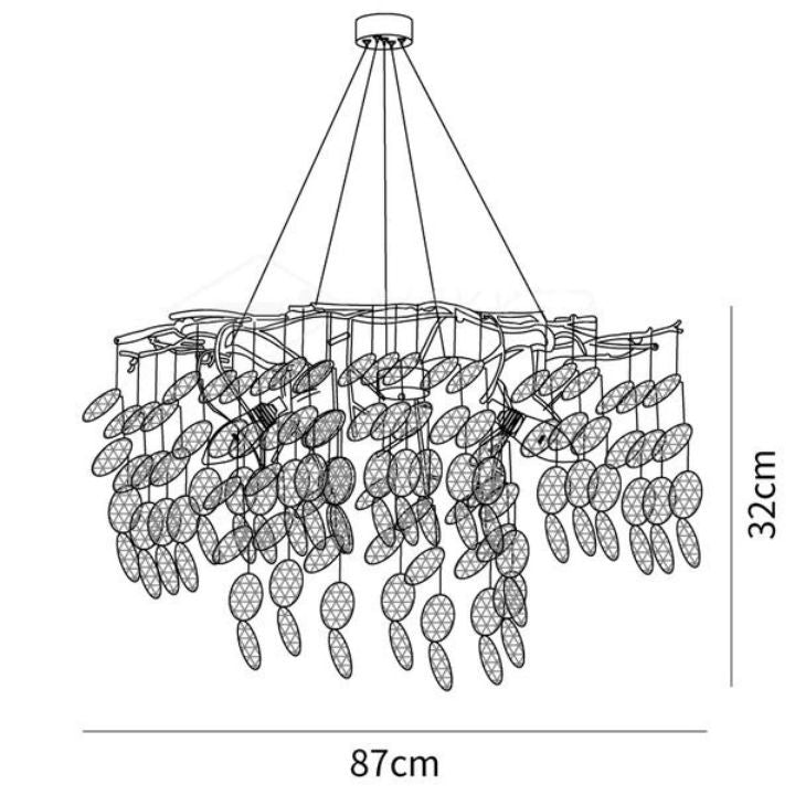 Sofia Branch Crystal Chandelier - detail 14