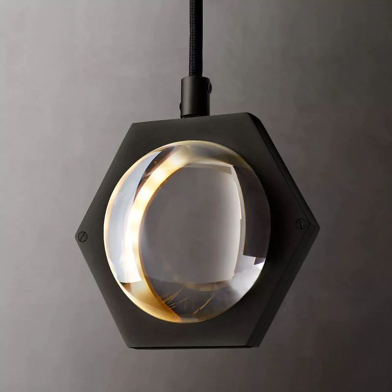 Celestial Linear Chandelier 72 inch detail view