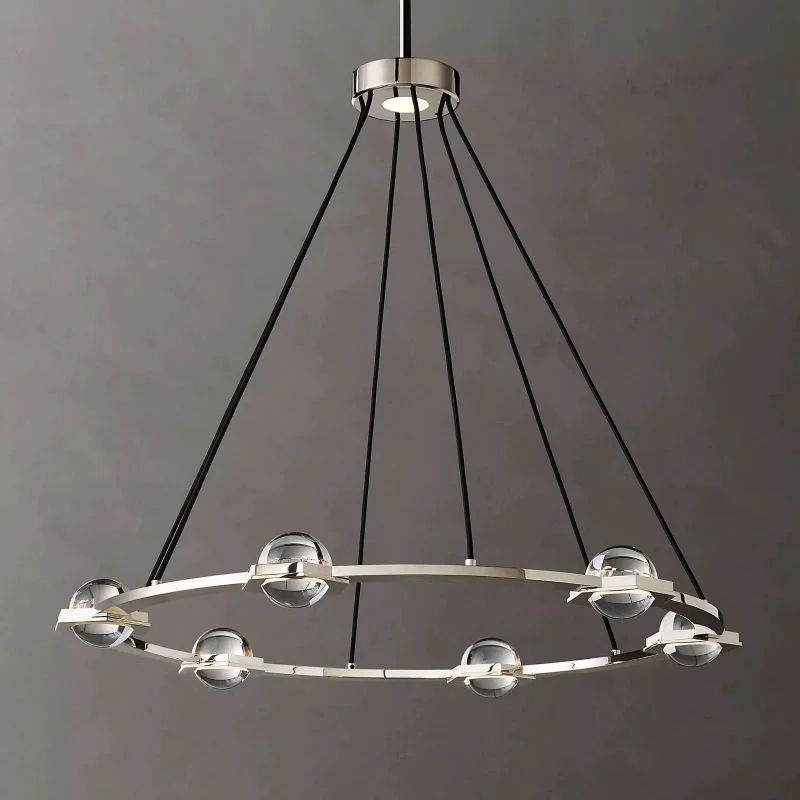 Celestial Round Chandelier 36 inch detail view