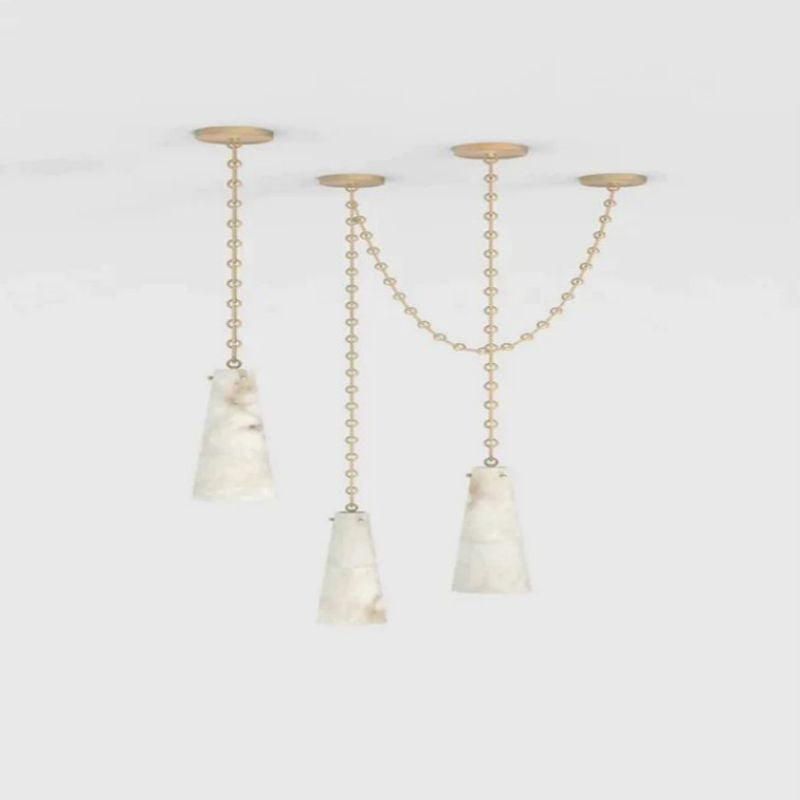 Steven 3-Light Alabaster Cluster Pendant - product detail 3