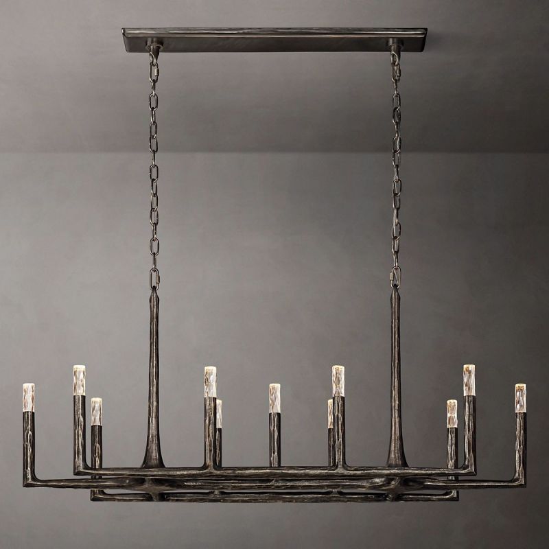 Thadeus Linear Chandelier 54" - detail 5