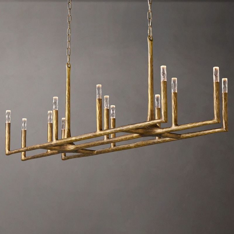 Thadeus Linear Chandelier 72" - detail 7