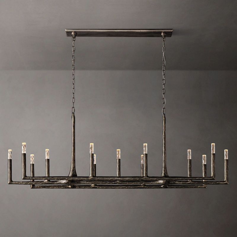Thadeus Linear Chandelier 72" - detail 5