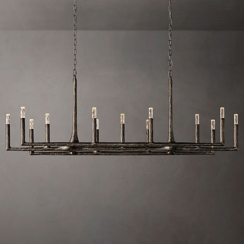 Thadeus Linear Chandelier 72" - detail 2