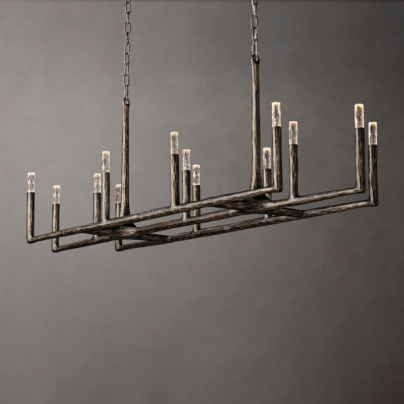 Thadeus Linear Chandelier 72" - detail 8