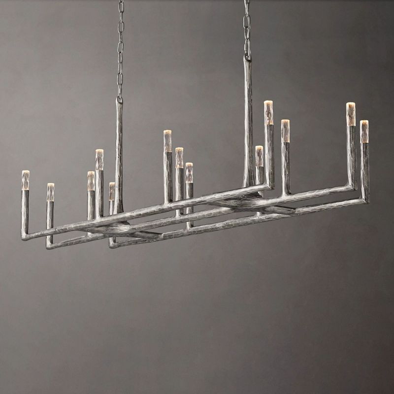 Thadeus Linear Chandelier 72" - detail 9