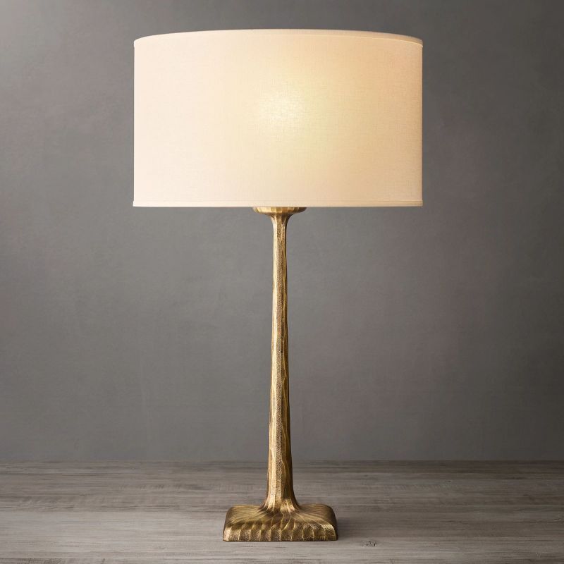 Thadeus Table Lamp in glass and brass