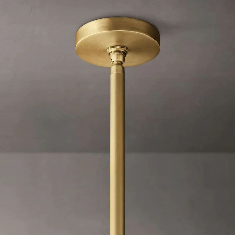 Triumph Glass Round Chandelier 36 inch detail view