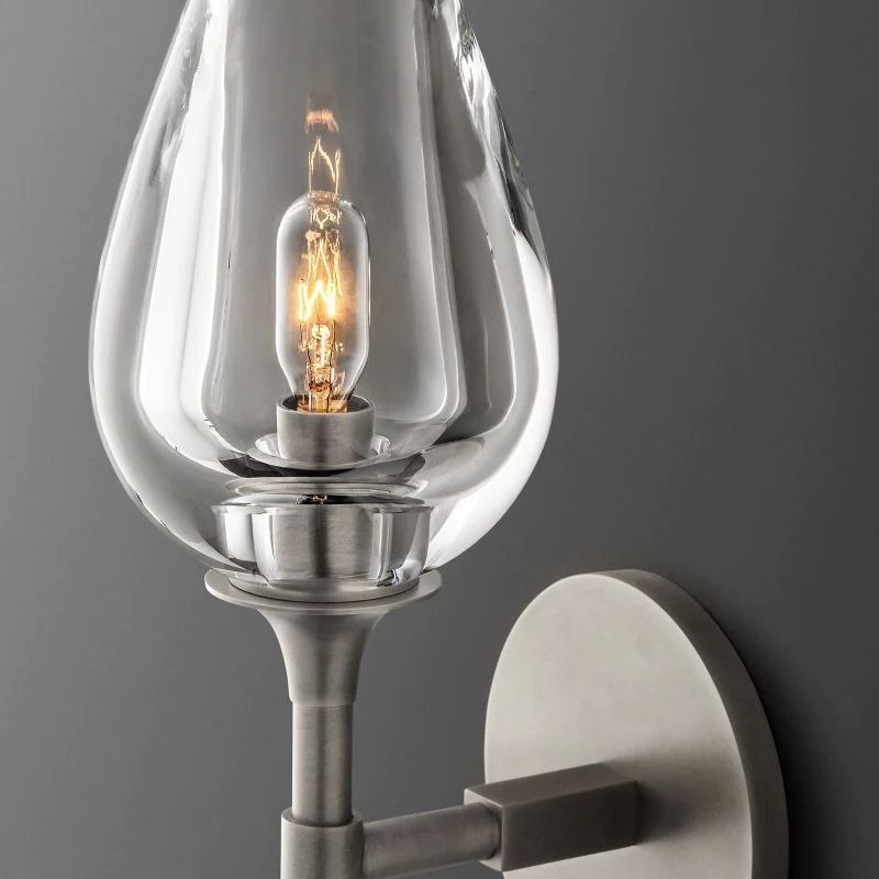 Luminous Tulip Single Sconce detail view