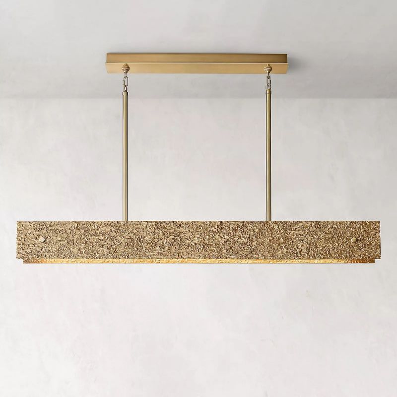 Vilary Linear Chandelier 54" in brass