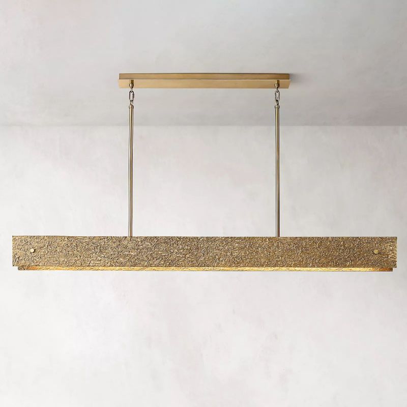 Vilary Linear Chandelier 72" in brass