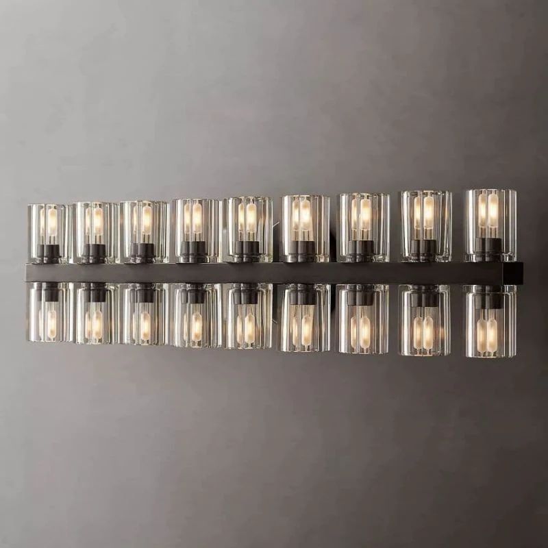 Akio Wine-Glass 18 Lights Wall Sconce front view
