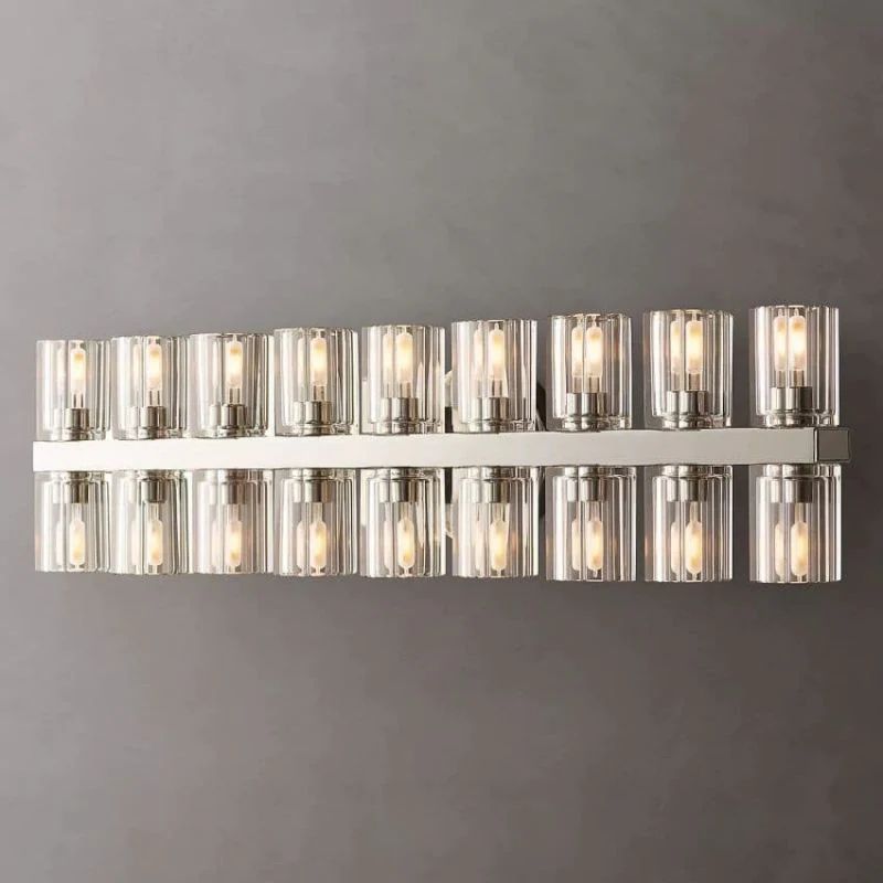 Akio Wine-Glass 18 Lights Wall Sconce angled view