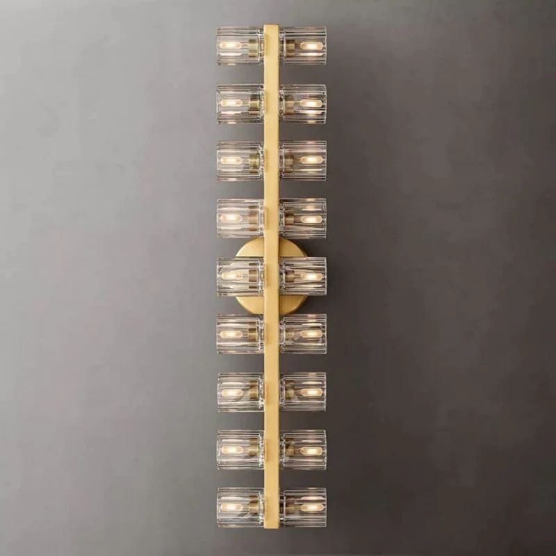 Akio Wine-Glass 18 Lights Wall Sconce detail view