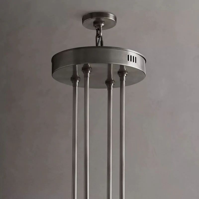 Akio Wine-Glass Round 2-Tier Chandelier 60 inch detail view