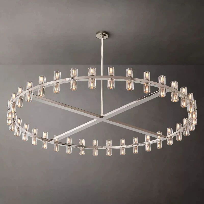 Akio Wine-Glass Round Chandelier 60 inch detail view