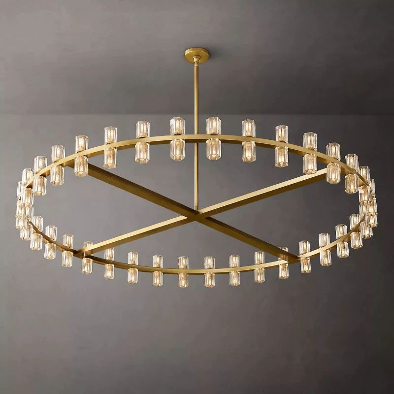 Akio Wine-Glass Round Chandelier 60 inch detail view
