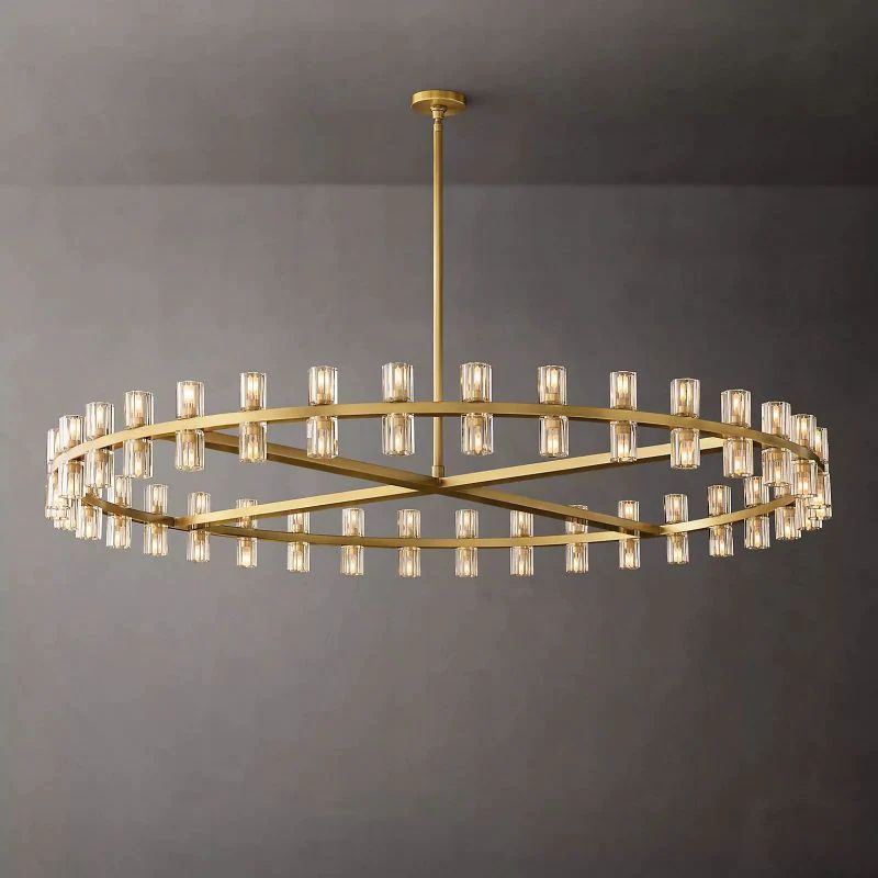 Akio Wine-Glass Round Chandelier 60 inch detail view