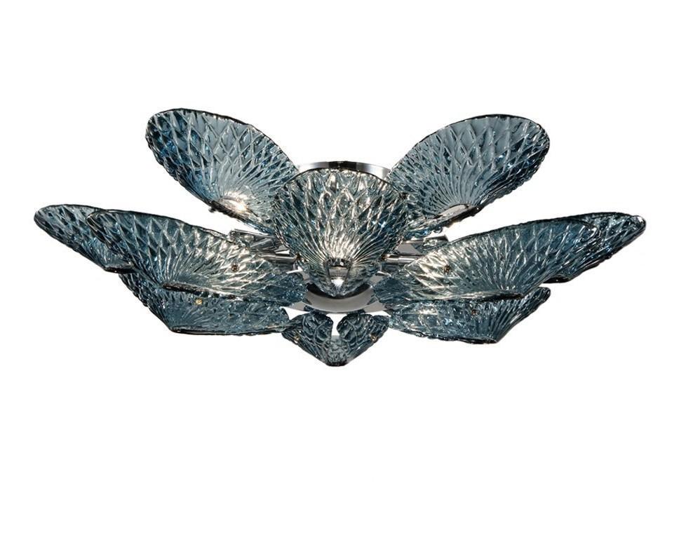 Bella Murano Glass Flower Flushmount - product detail 3