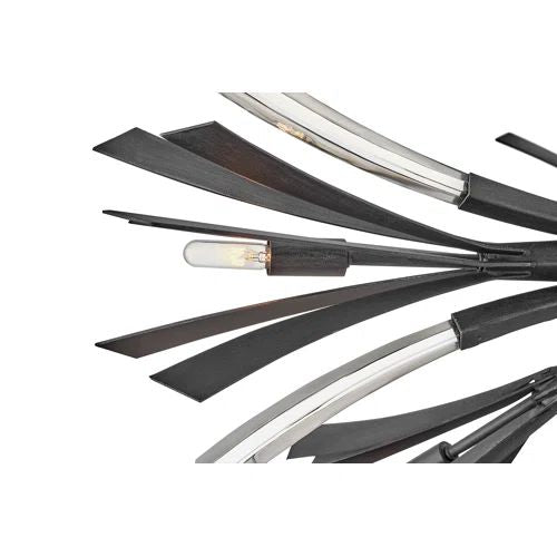 Bergamots 13 Lights Chandelier 42"H - detail 5
