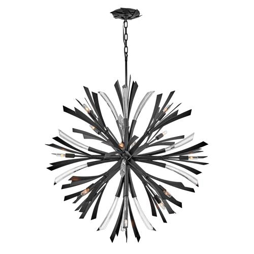 Bergamots 13 Lights Chandelier 42"H - detail 8