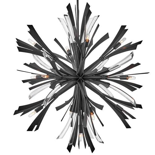 Bergamots 13 Lights Chandelier 42"H - detail 4