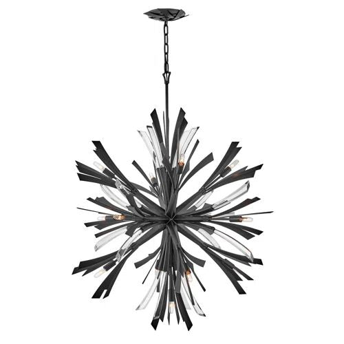 Bergamots 13 Lights Chandelier 42"H - detail 10