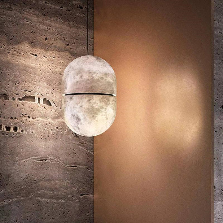 Alabaster Symmetry Pendant Light, Island Mini Pendant Light detail view