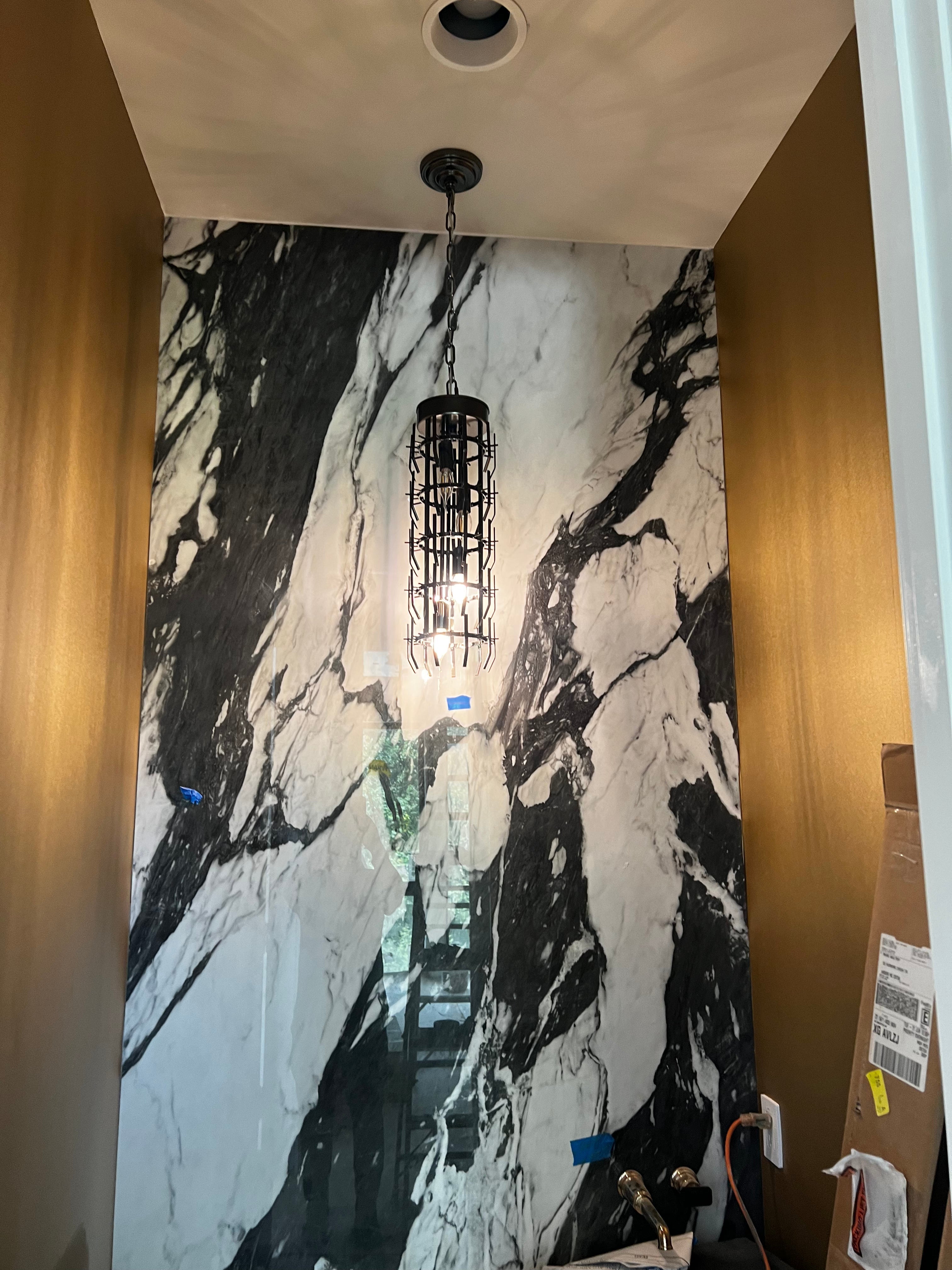 Sol Odeon Tall Crystal Pendant Light - detail 4