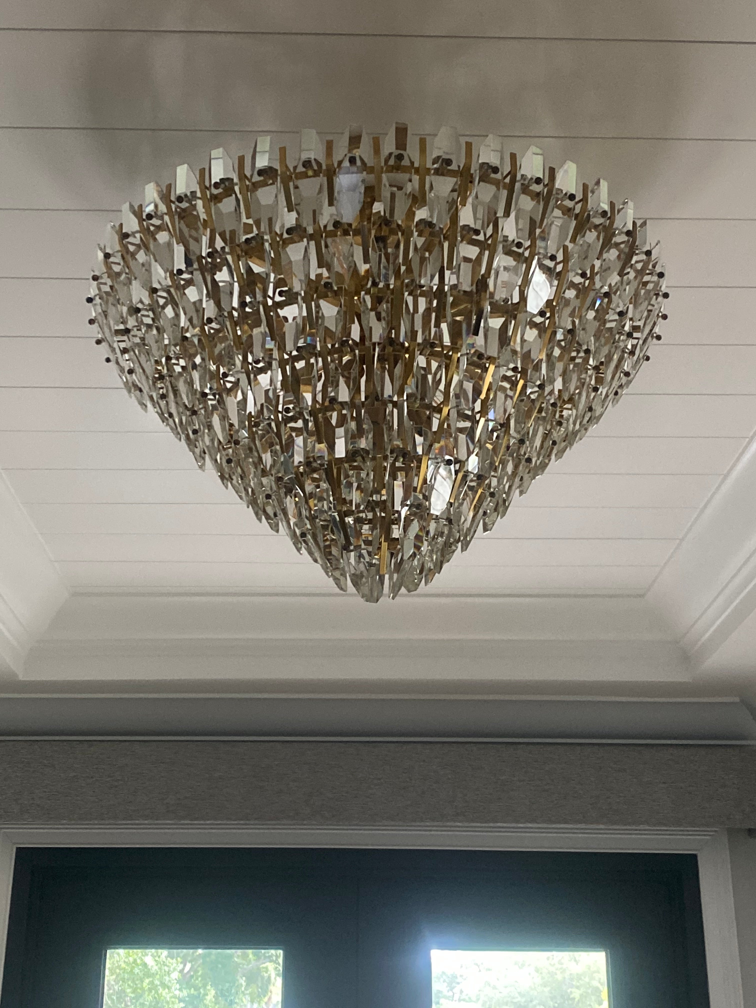 Sol Round Odeon Crystal Tiered Chandelier - detail 10