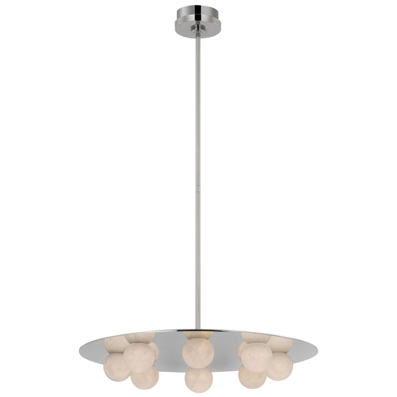 Kelly Wearstler Alabaster Pertica 24" Eight Light Chandelier - detail 3