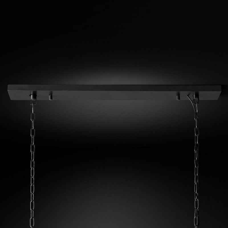 1920s Odem Rectangular Chandelier 49"W/60"W - detail 11