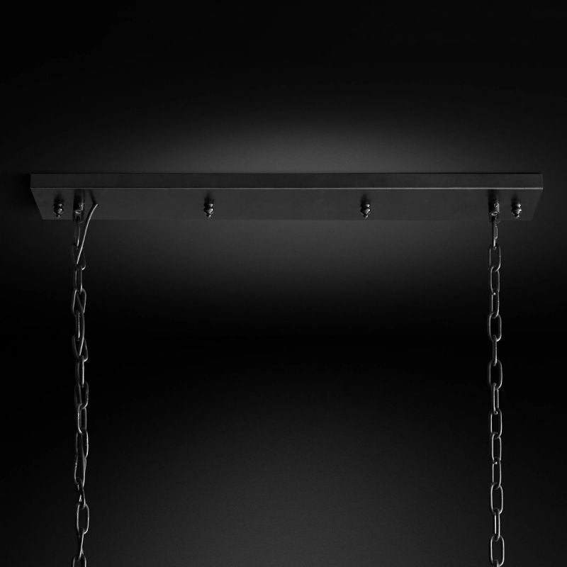 1920s Odem Rectangular Chandelier 49"W/60"W - detail 10
