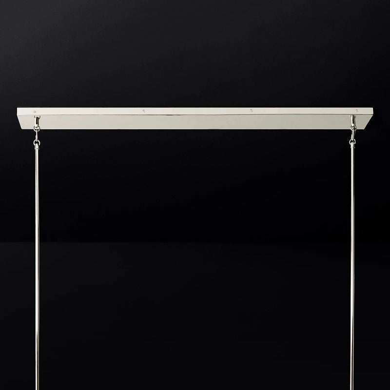 Kuseau Glass Linear Chandelier 49" - detail 13