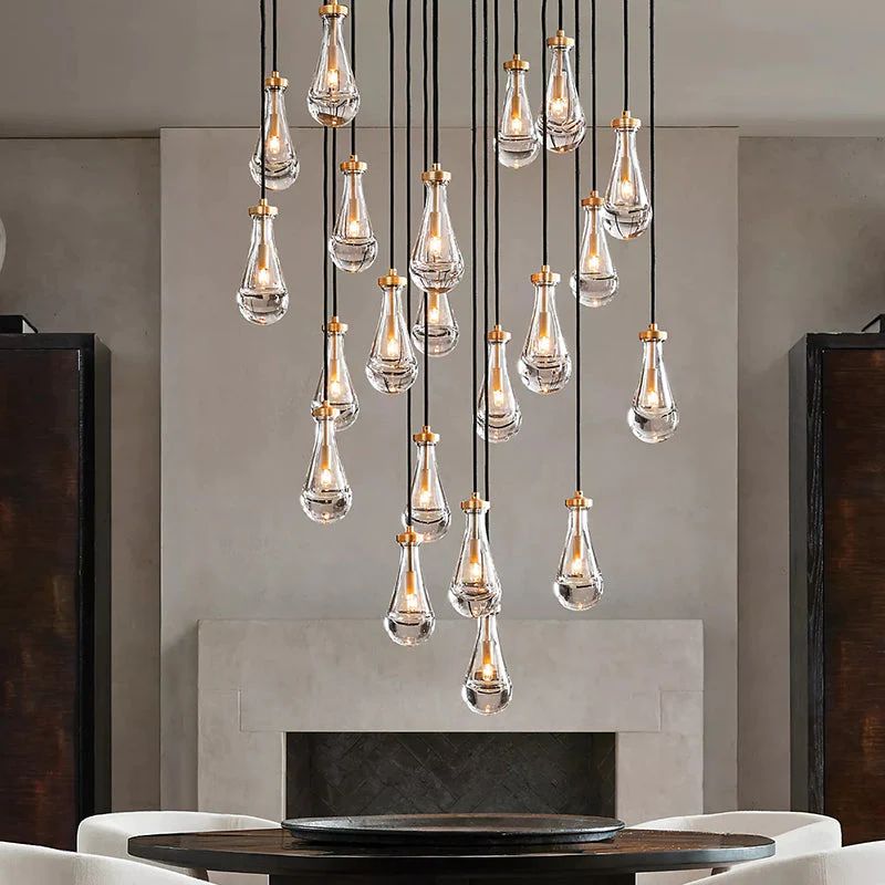 Raindrops Round Chandelier 60" - detail 15
