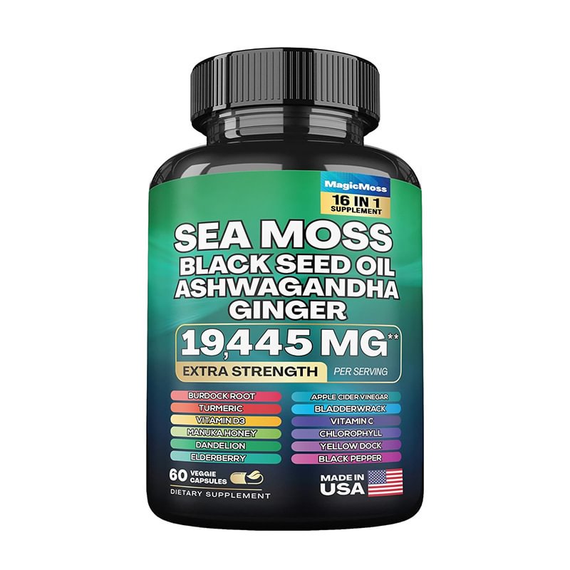 SuperHuman™Sea Moss Shilajit Black Seed Oil