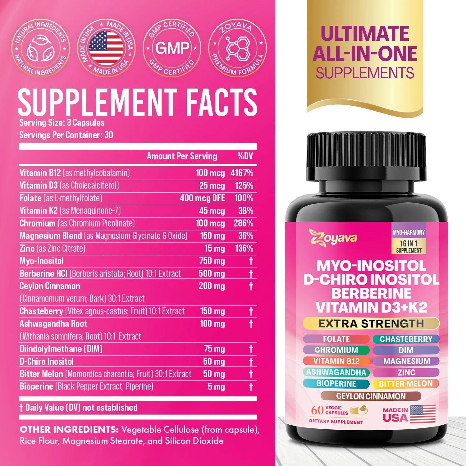 Zoyava™ Myo-Harmony 16-in-1 Balance & Vitality Blend