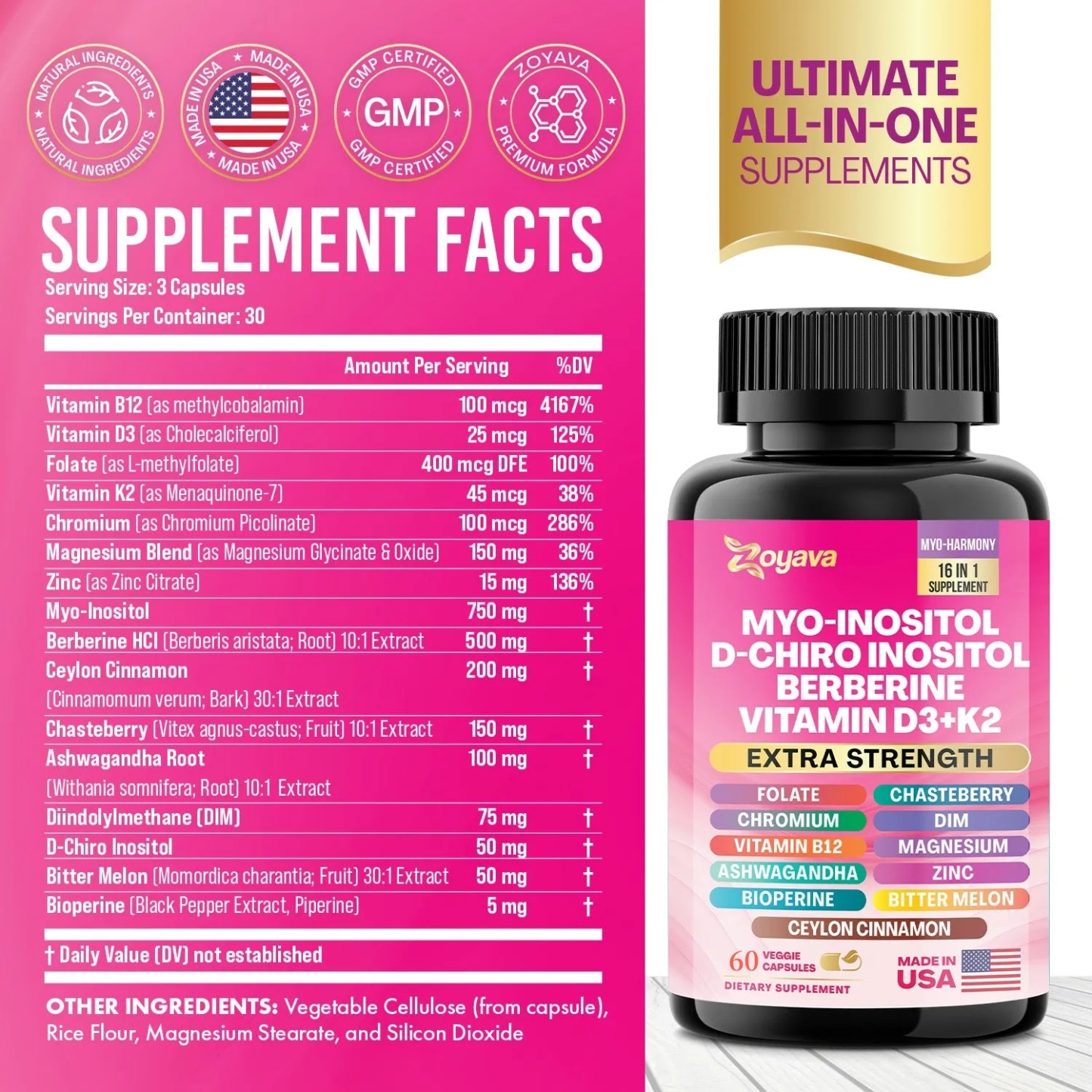 Zoyava™ Myo-Harmony 16-in-1 Balance & Vitality Blend