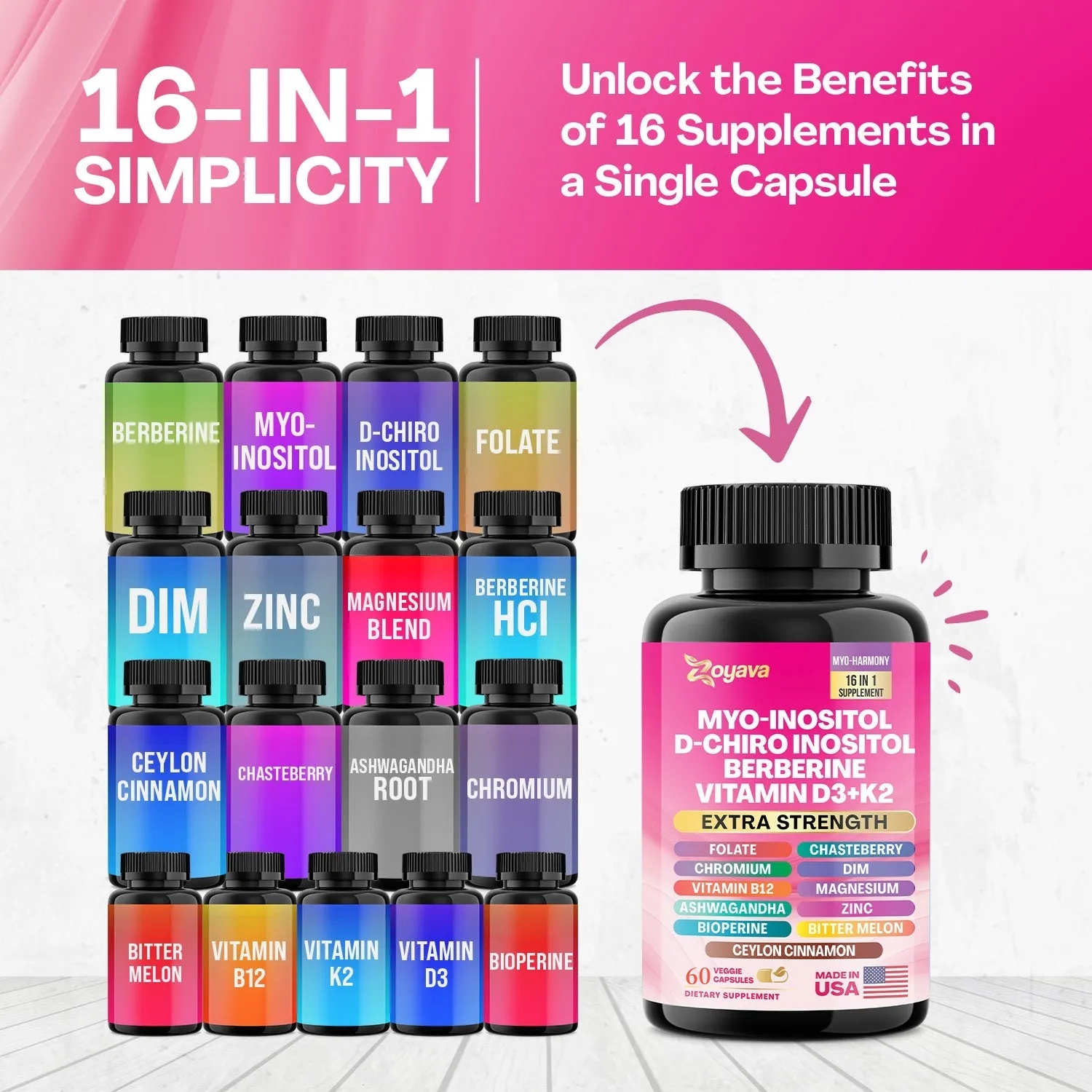 Zoyava™ Myo-Harmony 16-in-1 Balance & Vitality Blend