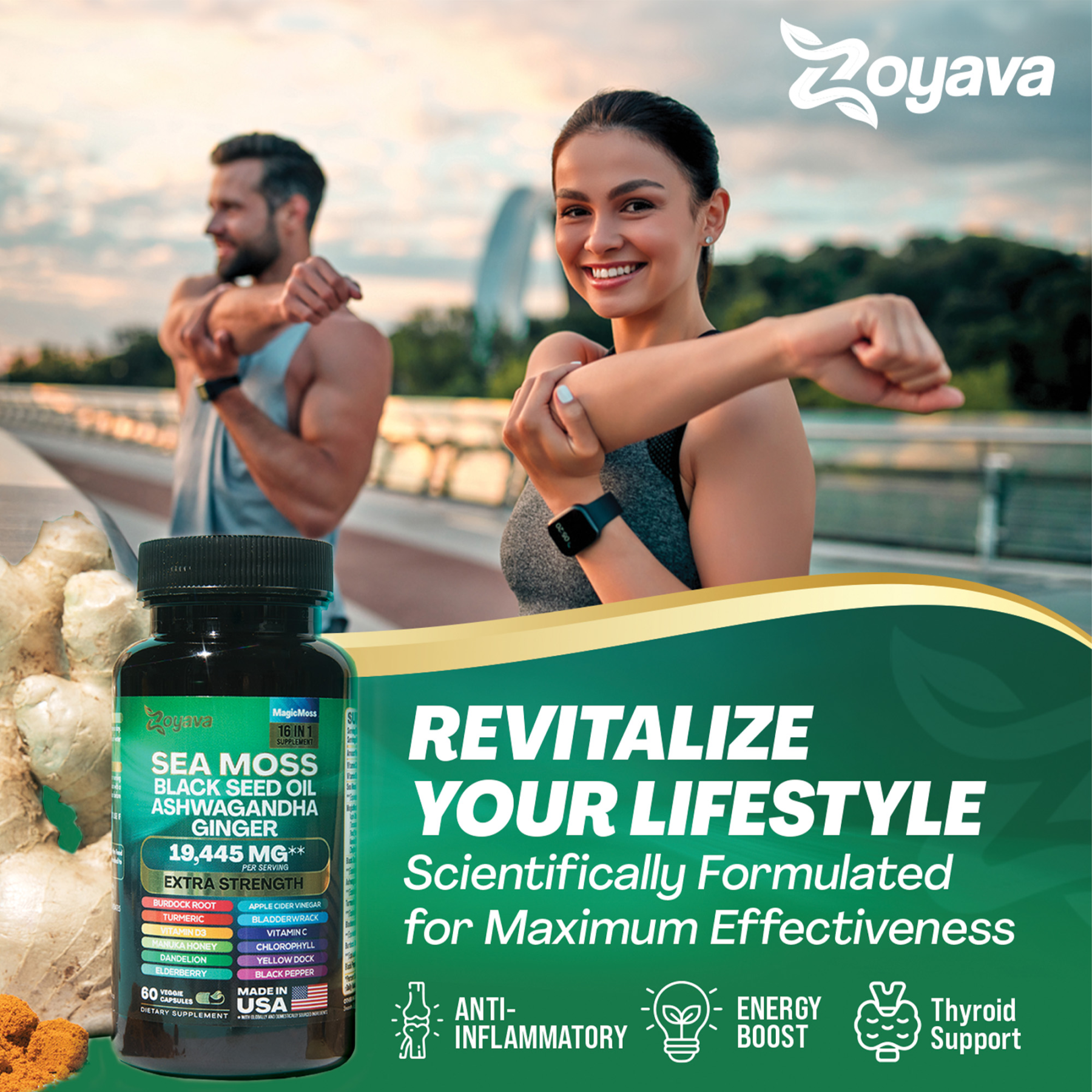 Zoyava™ Magic Moss 16-in-1 Super Blend