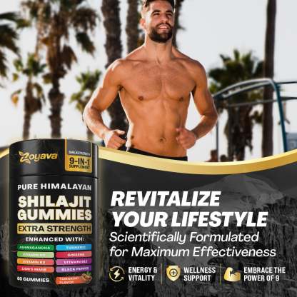 Zoyava™ Multiple Wellness Shilajit 60 Gummies - Tamarind