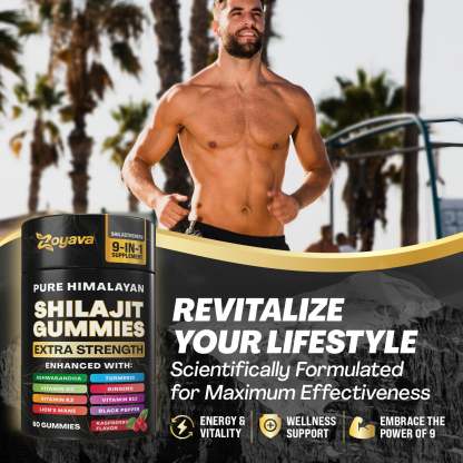 Zoyava™ Multiple Wellness Shilajit 60 Gummies - Berry