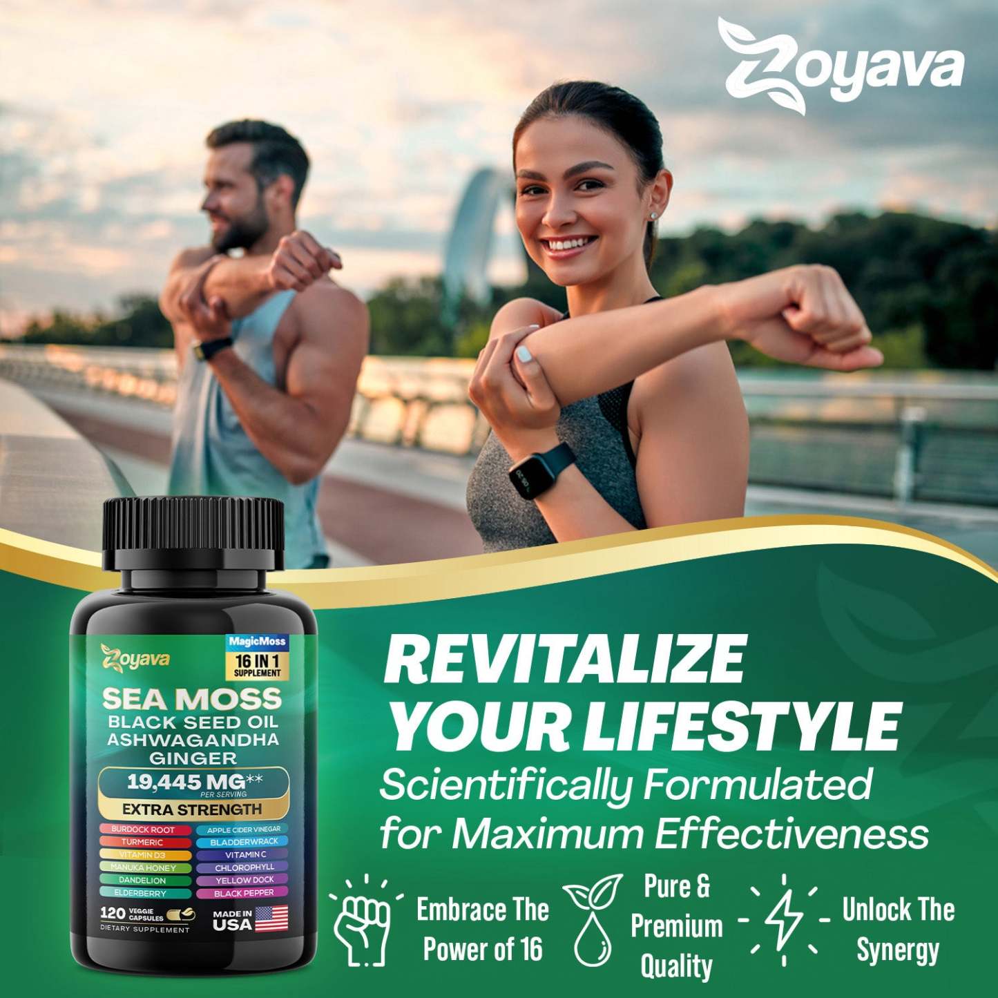 Zoyava™ Magic Moss 16-in-1 Super Blend