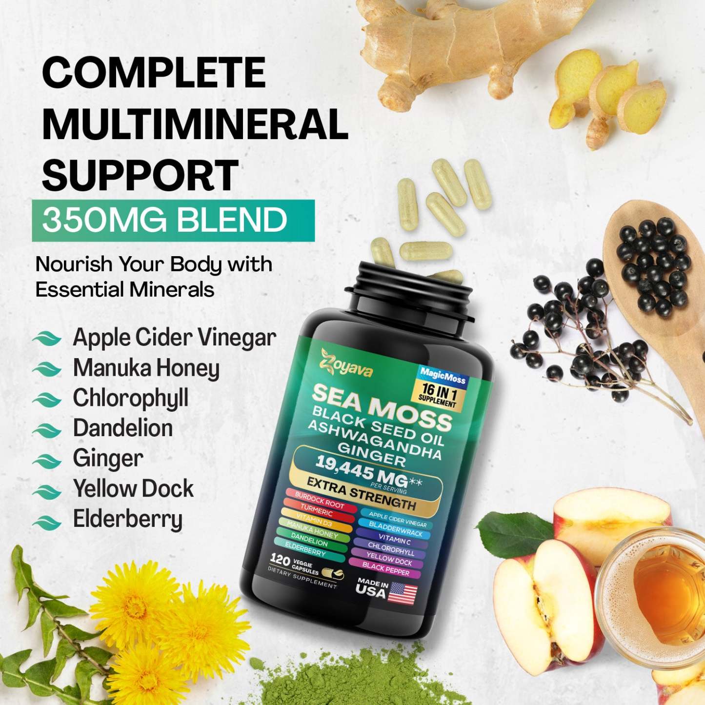 Zoyava™ Magic Moss 16-in-1 Super Blend