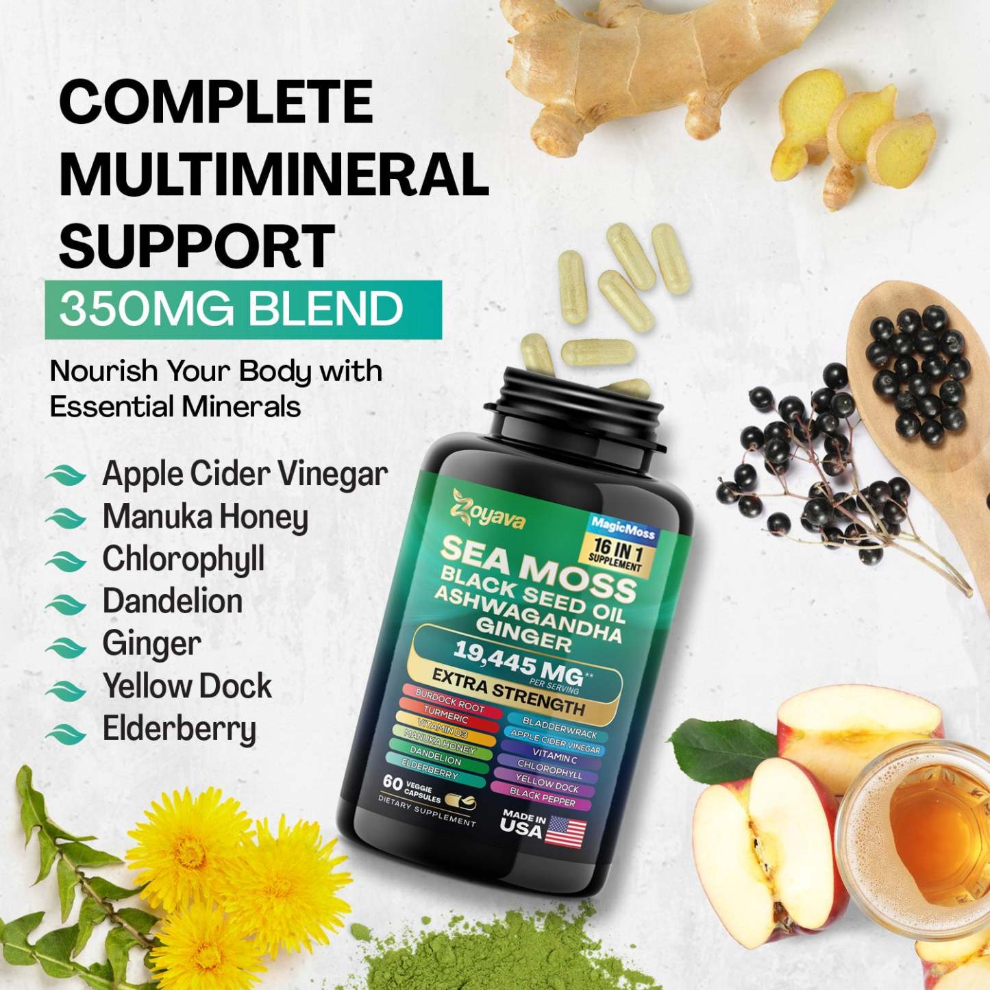 Zoyava™ Magic Moss 16-in-1 Super Blend