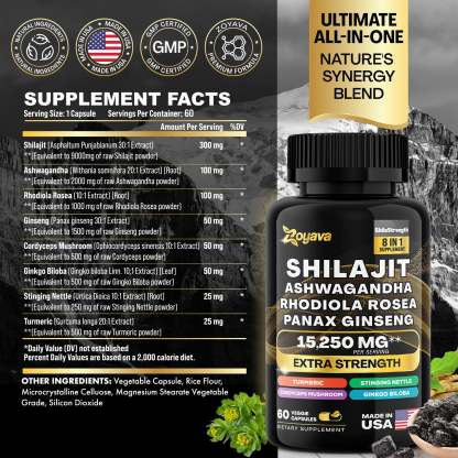 Vitality & Radiance Trio: Sea Moss Magic, Shilajit Power, & Cosmic Collagen Complex