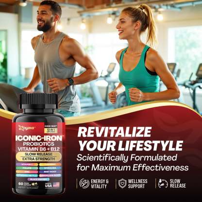 Zoyava™ All-in-One Iconic-Iron Supplement for Wellness & Vitality