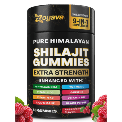 Zoyava™ Multiple Wellness Shilajit 60 Gummies - Berry